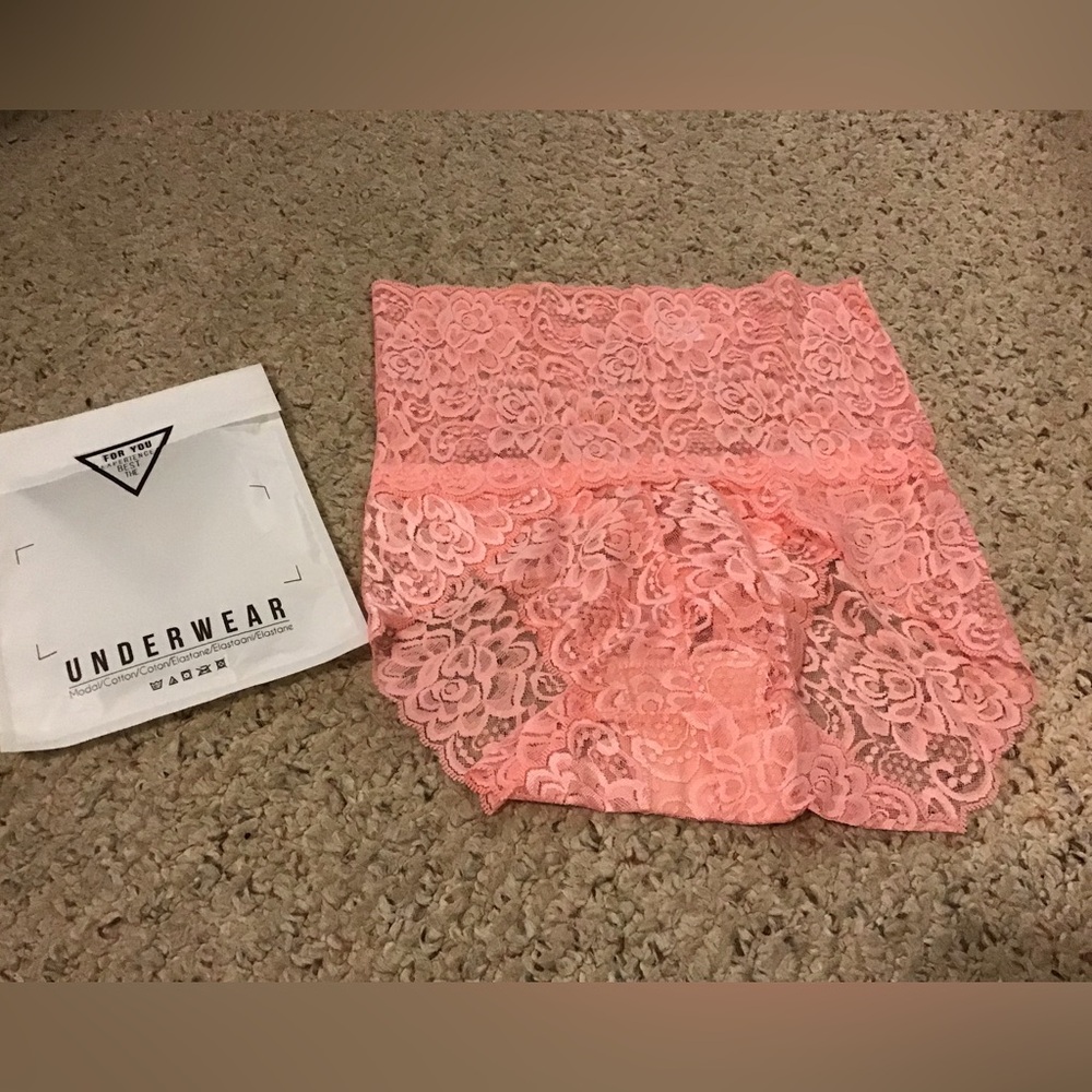BEST NIP LACE UNDERWEAR SZ L EXPERIENCE THE BEST PINK
